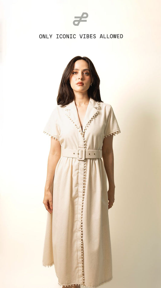 Vestido perlas
